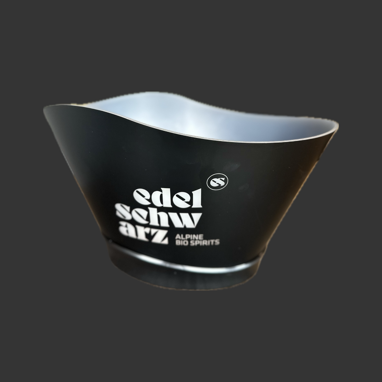 Edelschwarz LED-Eiskübel