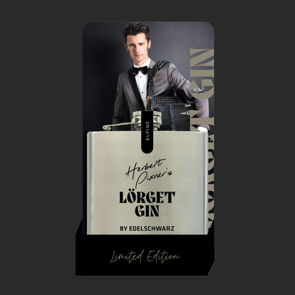 Hip flask "Lörget Gin" - Herbert Pixner Edition