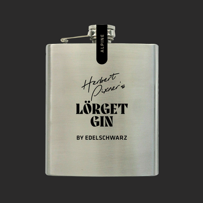 Hip flask "Lörget Gin" - Herbert Pixner Edition